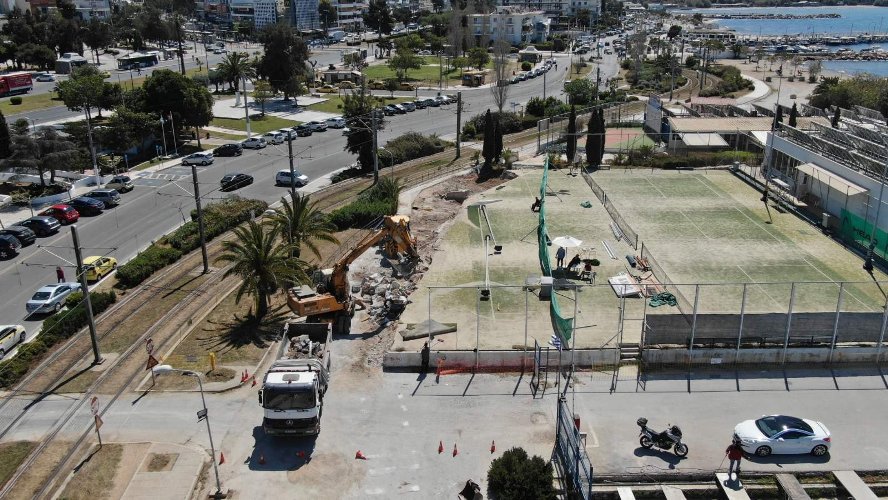 Ξεκίνησε η ανάπλαση του παραλιακού μετώπου της Γλυφάδας