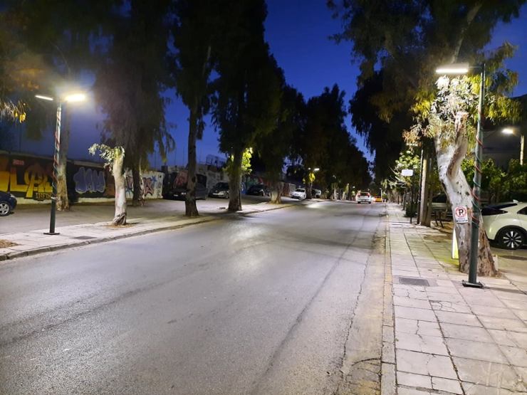 Αναβαθμίστηκε ο οδοφωτισμός στην οδό Ήρωος Μάτση