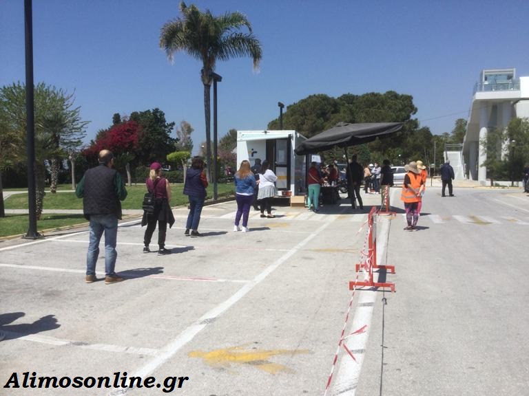 Συνεχίζονται τα rapid test στην παραλία Αλίμου