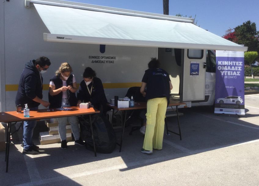 Συνεχίζονται τα rapid test στην παραλία Αλίμου