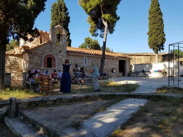 Μαθητές του 4ου Δημοτικού Αλίμου στο Κτήμα Τραχώνων