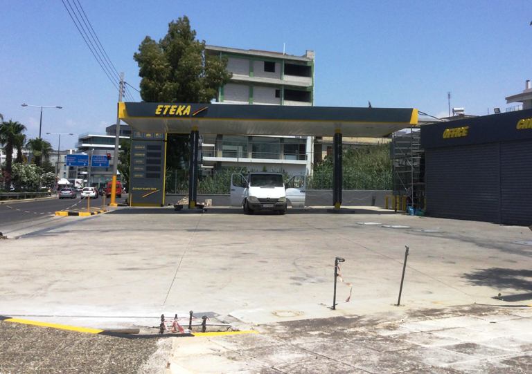Σύντομα θα είναι έτοιμο το νέο πρατήριο καυσίμων στην λεωφόρο Ποσειδώνος