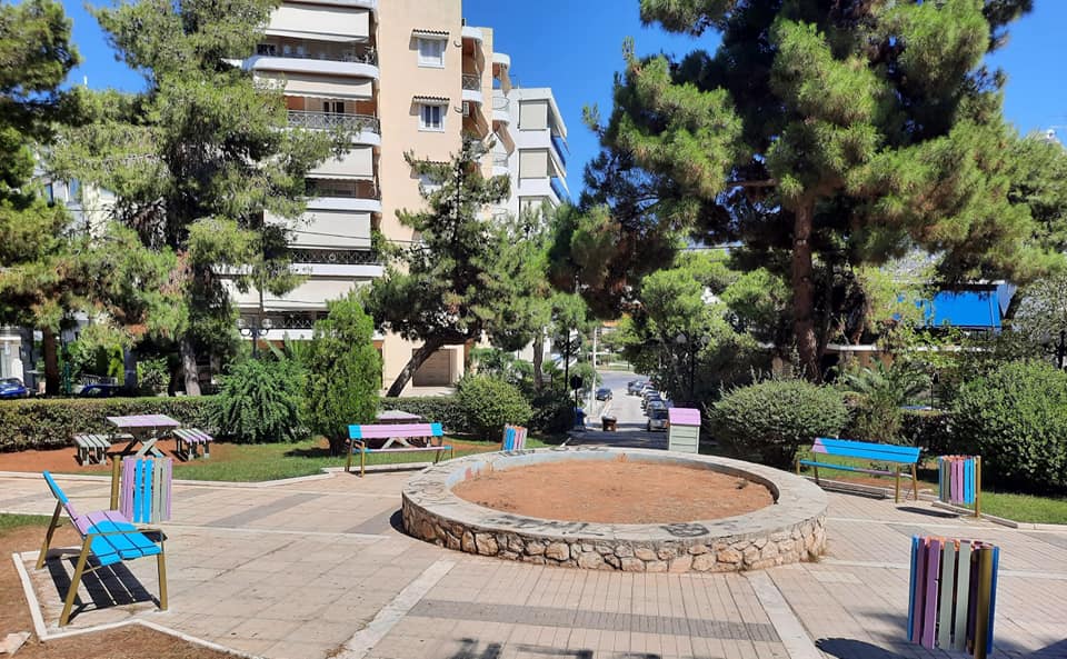 Χρώμα γέμισε (και) η πλατεία Θουκυδίδου