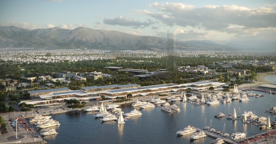 Φωτογραφίες από τα σχέδια για τη Marina Galleria