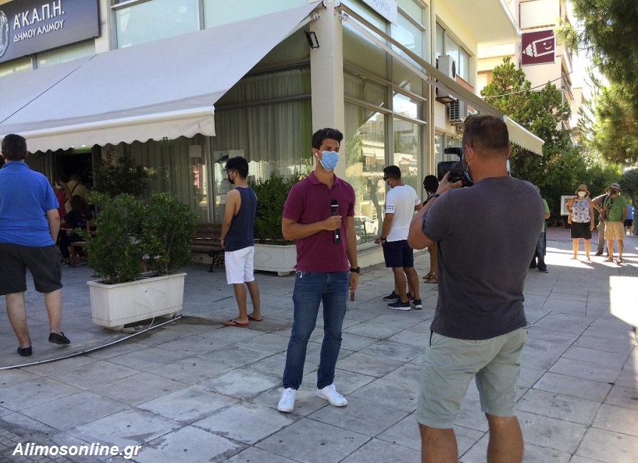 Ρεπορτάζ του ΣΚΑΪ στο Α’ ΚΑΠΗ Αλίμου για τα rapid test 