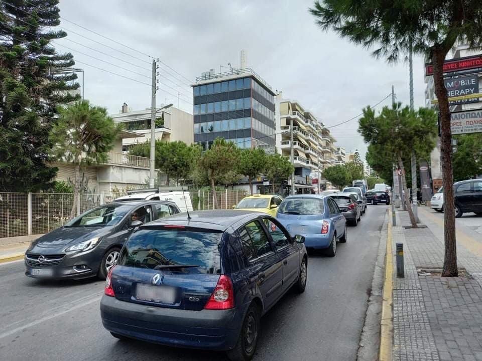 Κυκλοφοριακό κομφούζιο στους δρόμους του Καλαμακίου
