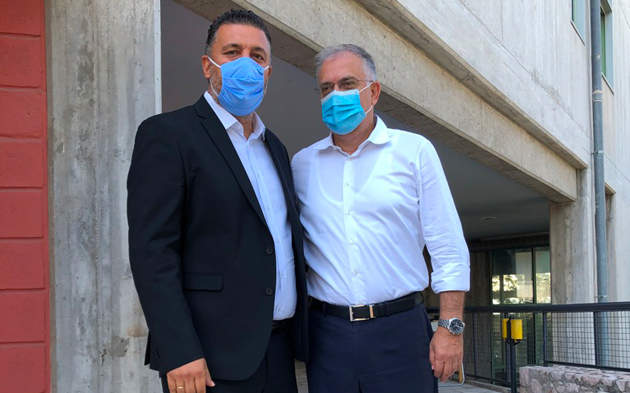 O Τάκης Θεοδωρικάκος στο Α.Τ και το Δημαρχείο Παλαιού Φαλήρου