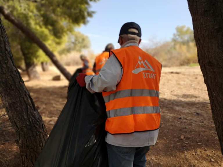 Ο ΣΠΑΥ καθάρισε πολλά σημεία στον κεντρικό και νότιο Υμηττό