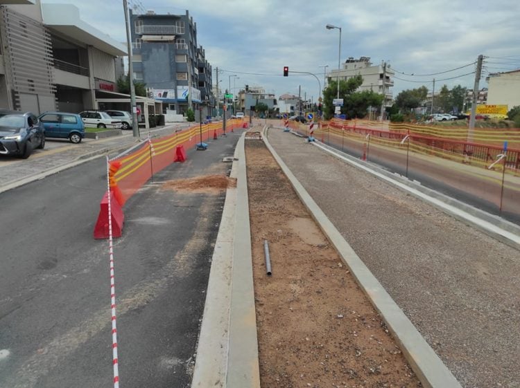 Αποκαταστάθηκε το πρόβλημα με την καθίζηση του οδοστρώματος στη λεωφόρο Αγίου Δημητρίου