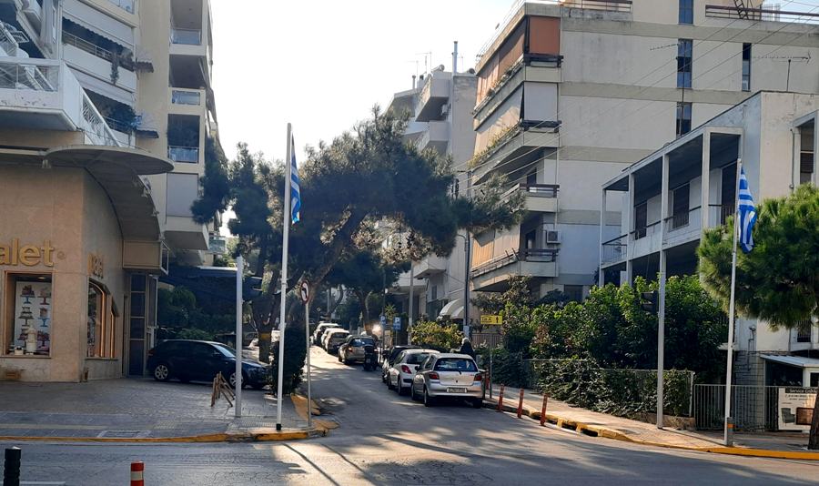 Άνοιξε το τμήμα της οδού Θουκυδίδου στη συμβολή με την οδό Κανάρη που ήταν κλειστό λόγω του αντιπλημμυρικού έργου