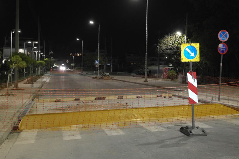 Κλειστό είναι τμήμα της οδού Υψηλάντου