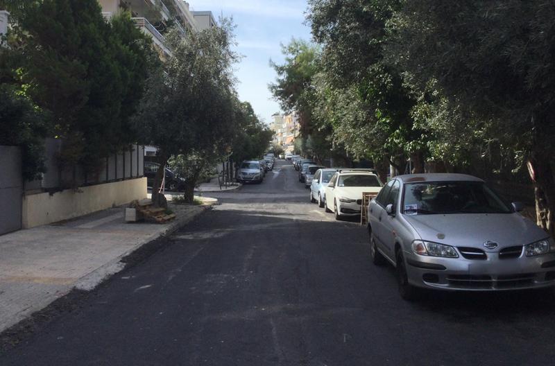 Άνοιξε το τμήμα της οδού Κανάρη που ήταν κλειστό λόγω του αντιπλημμυρικού έργου