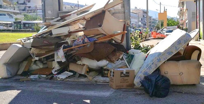 Η ανάρτηση του Ανδρέα Κονδύλη για τα ογκώδη απορρίμματα