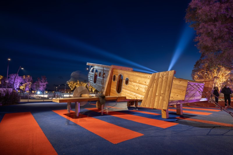 Η Παιδική Χαρά στο The Experience Park είναι εμπνευσμένη από την ιστορία της πολιτικής αεροπορίας