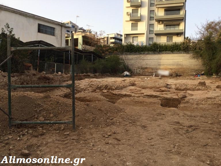 Αρχαία σε οικόπεδο στον Άλιμο