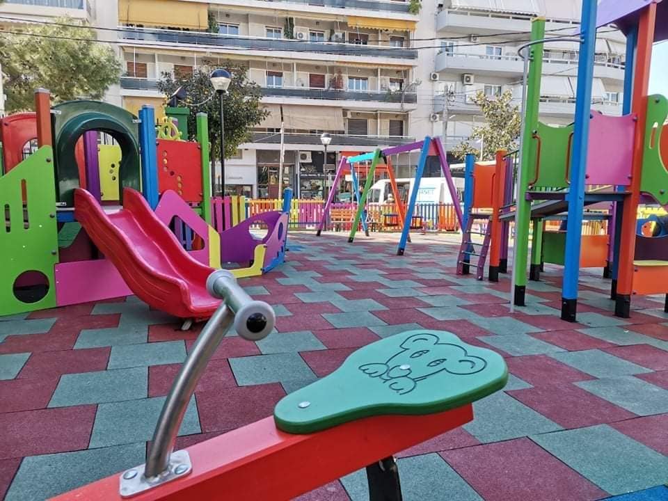 Ολοκληρώθηκε η ανακαίνιση της Παιδικής Χαράς της Θουκυδίδου