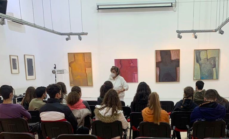 300 μαθητές και μαθήτριες του Αλίμου επισκέφτηκαν την έκθεση «Αύριο»