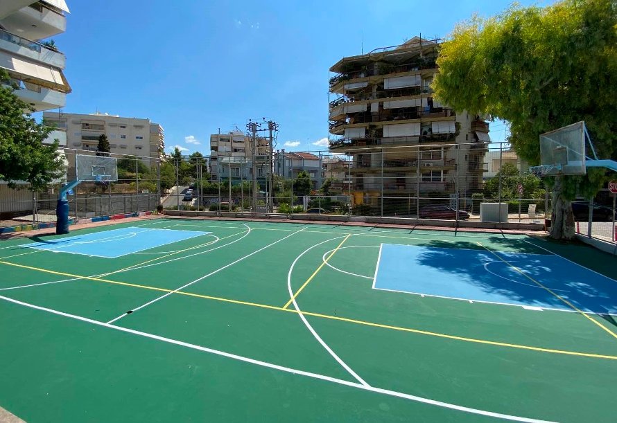 Ανακαινίστηκε το προαύλιο του 9ου Δημοτικού Σχολείου