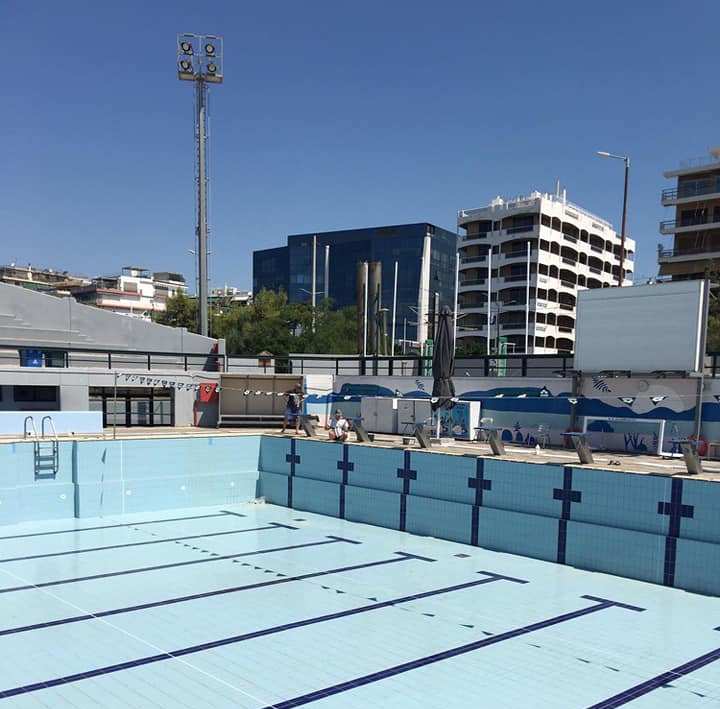 Συνεχίζονται οι εργασίες στο Δημοτικό Κολυμβητήριο Αλίμου