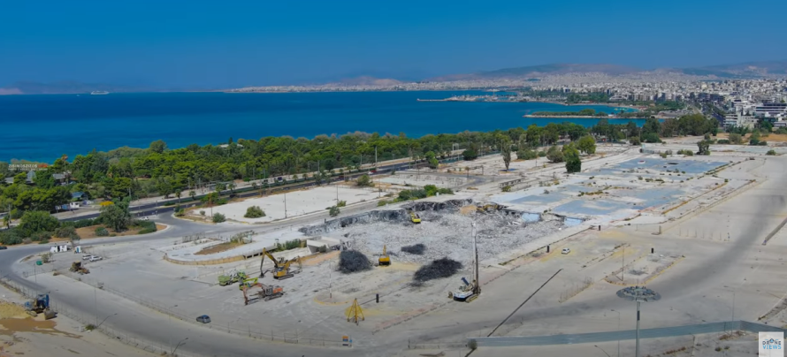 Μία βόλτα με drone πάνω από το εργοτάξιο του Ελληνικού