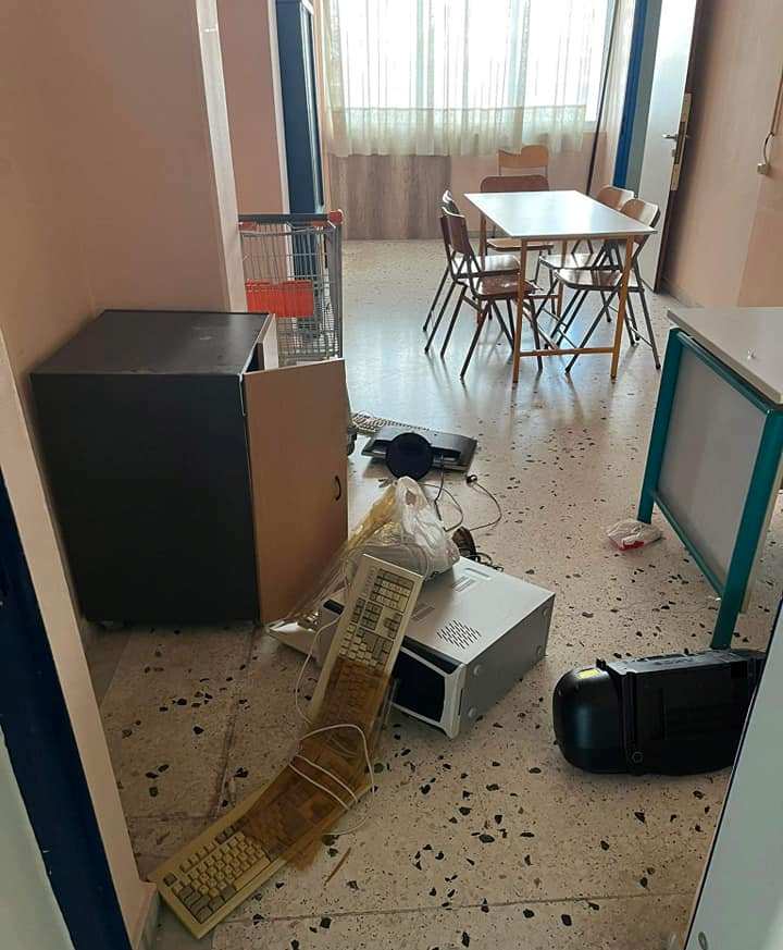Βανδαλισμός στο 5ο Γυμνάσιο Αλίμου
