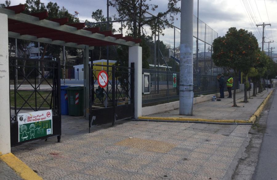 Ξεκίνησε η ανακαίνιση της Παιδικής Χαράς της οδού Κεφαλληνίας