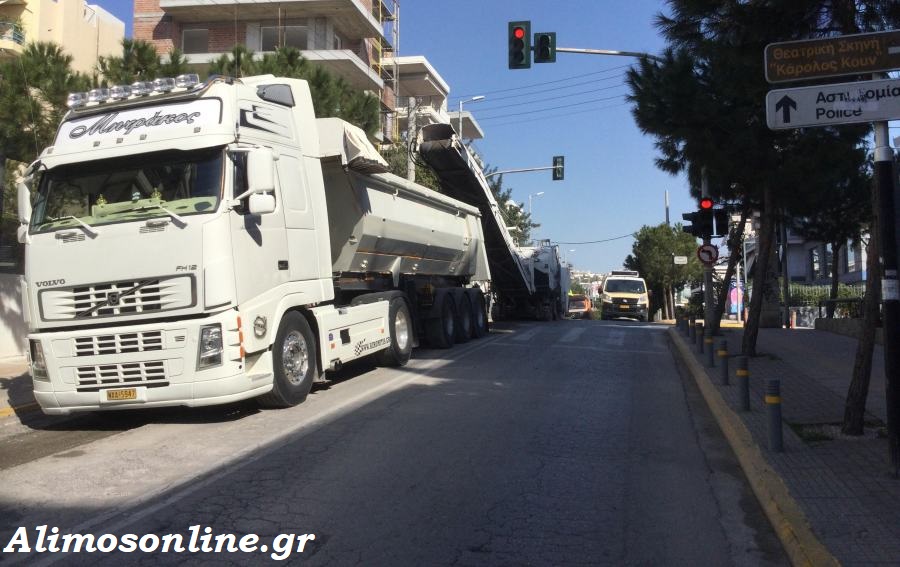 Ξεκίνησαν οι εργασίες για την ασφαλτόστρωση της λεωφόρου Καλαμακίου