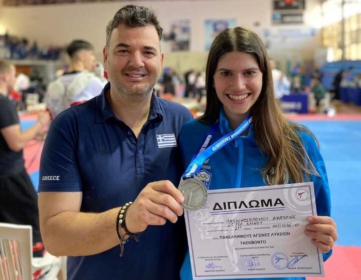 Ένα ασημένιο μετάλλιο για την Αλιμιώτισσα μαθήτρια Κατερίνα Πατιλοκωστοπούλου
