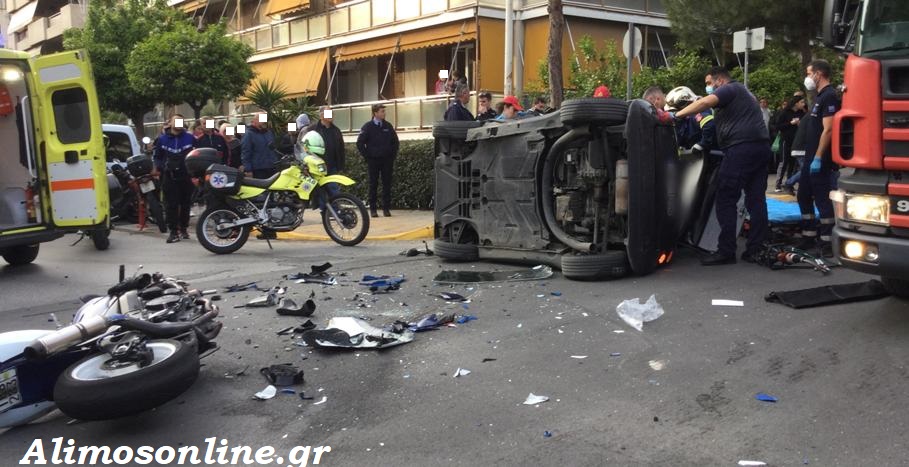 Δυστύχημα στη λεωφόρο Καλαμακίου