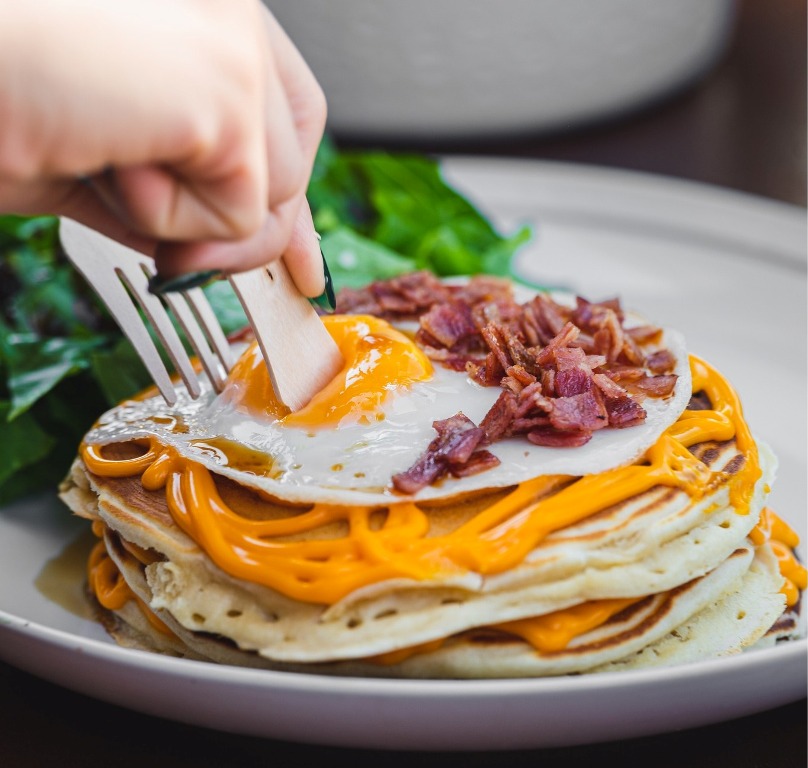 Τα αλμυρά Pancakes του Coffee Bird μας αρέσουν πολύ