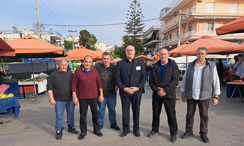 Συνάντηση του Αντιδημάρχου Γιάννη Μαριόλη με εμπόρους λαϊκής αγοράς με στόχο την καλύτερη εξυπηρέτηση των πολιτών