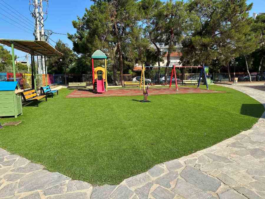 Ανακαινίστηκε η Παιδική Χαρά της οδού Κεφαλληνίας