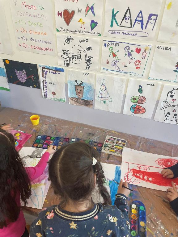 Οι ανοιξιάτικες δημιουργίες των παιδιών στα ΚΔΑΠ Αλίμου