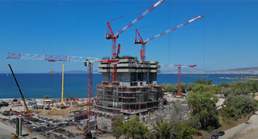 Ελληνικό: Η εξέλιξη των έργων στο Riviera Tower