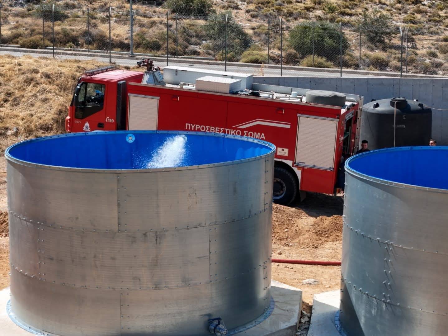 Υμηττός: Τρεις δεξαμενές νερού τοποθετήθηκαν στο βουνό
