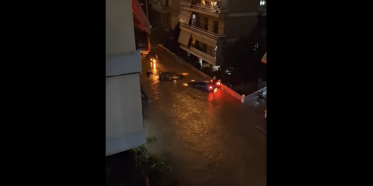 Κακοκαιρία Byron: To video απο τον Άλιμο που κάνει τον γύρο του διαδικτύου