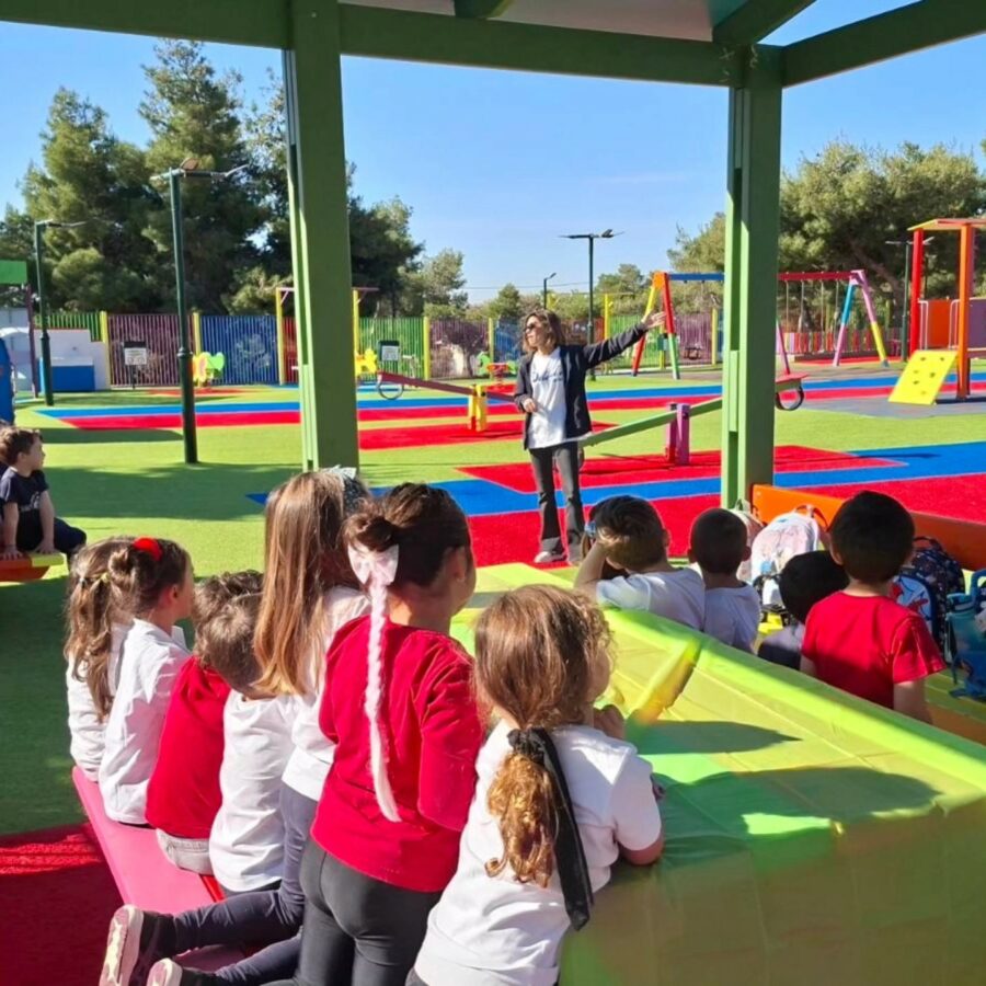 Τα παιδιά του ΔΕΛΑΣΑΛ επισκέφτηκαν την Παιδική Χαρά στον λόφο Πολιτισμού