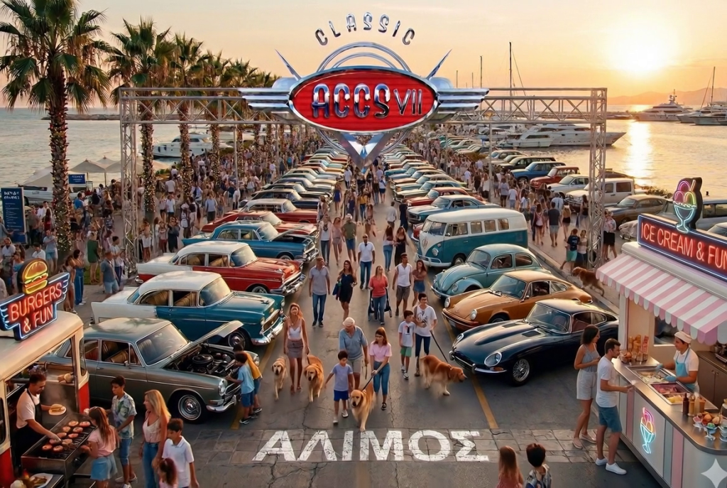 Την Κυριακή θα διεξαχθεί το Alimos Classic Car Sunday