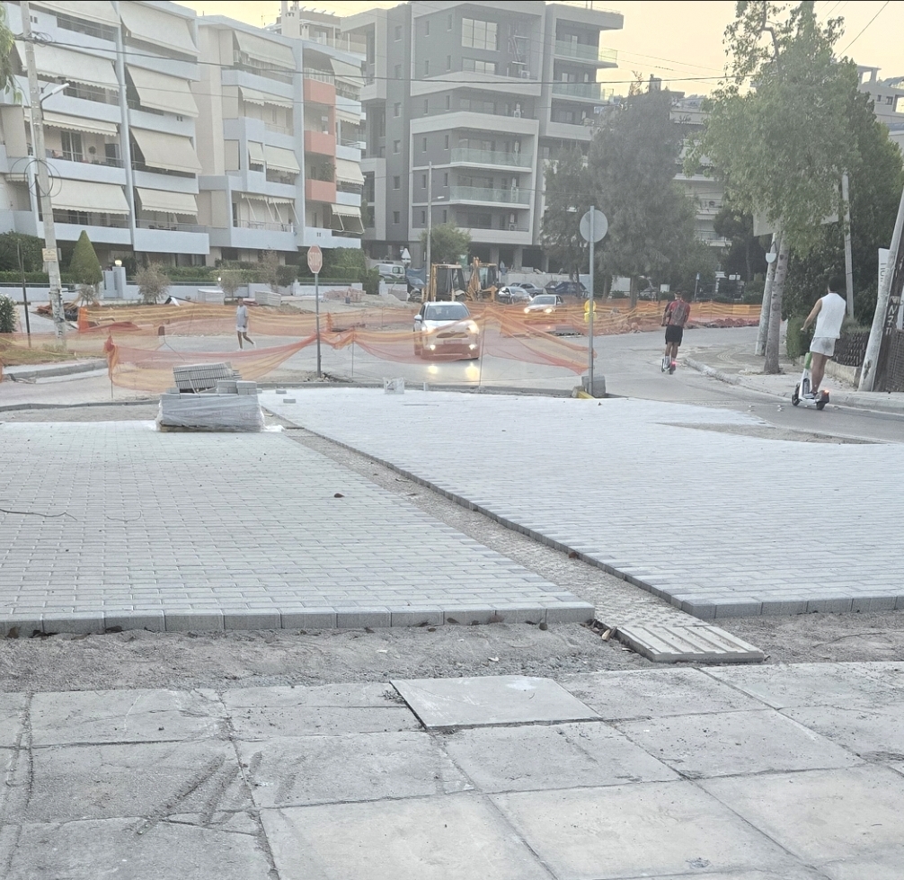Σε εξελιξη η ανάπλαση στην Π.Μελά και Επτανήσου