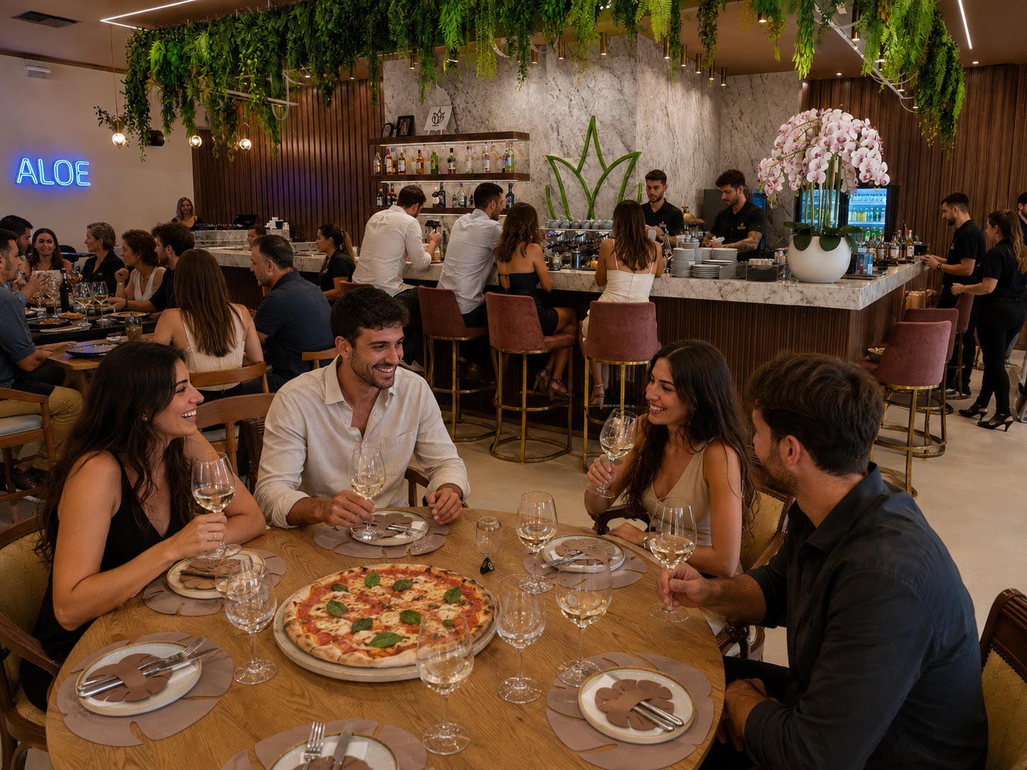 Απολαμβάνουμε γευστική pizza στην Trattoria «Aloe» στον Άλιμο